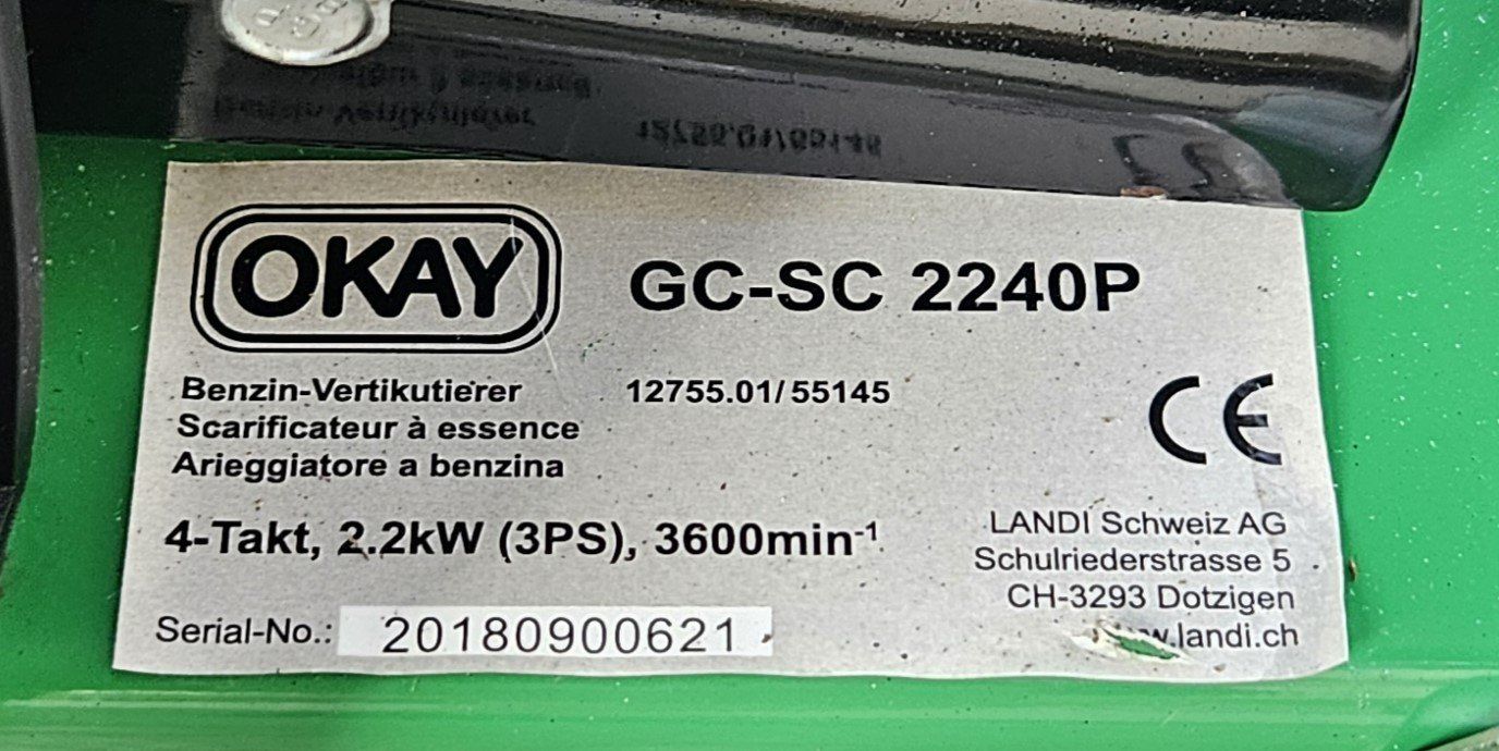 Bodenbearbeitungsgeräte: Vertikutierer Benzin Okay – Gebraucht aus Wangen SZ von Hischi_69 5