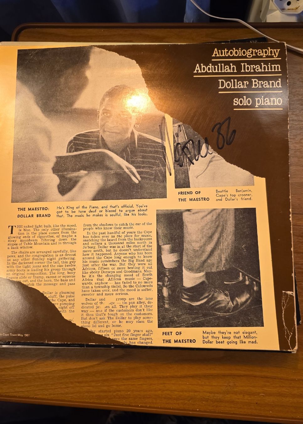 Schallplatten: Abdullah Ibrahim Dollar Brand Autobiography Vinyl – Gebraucht aus Arbon von MadameLuLa9320