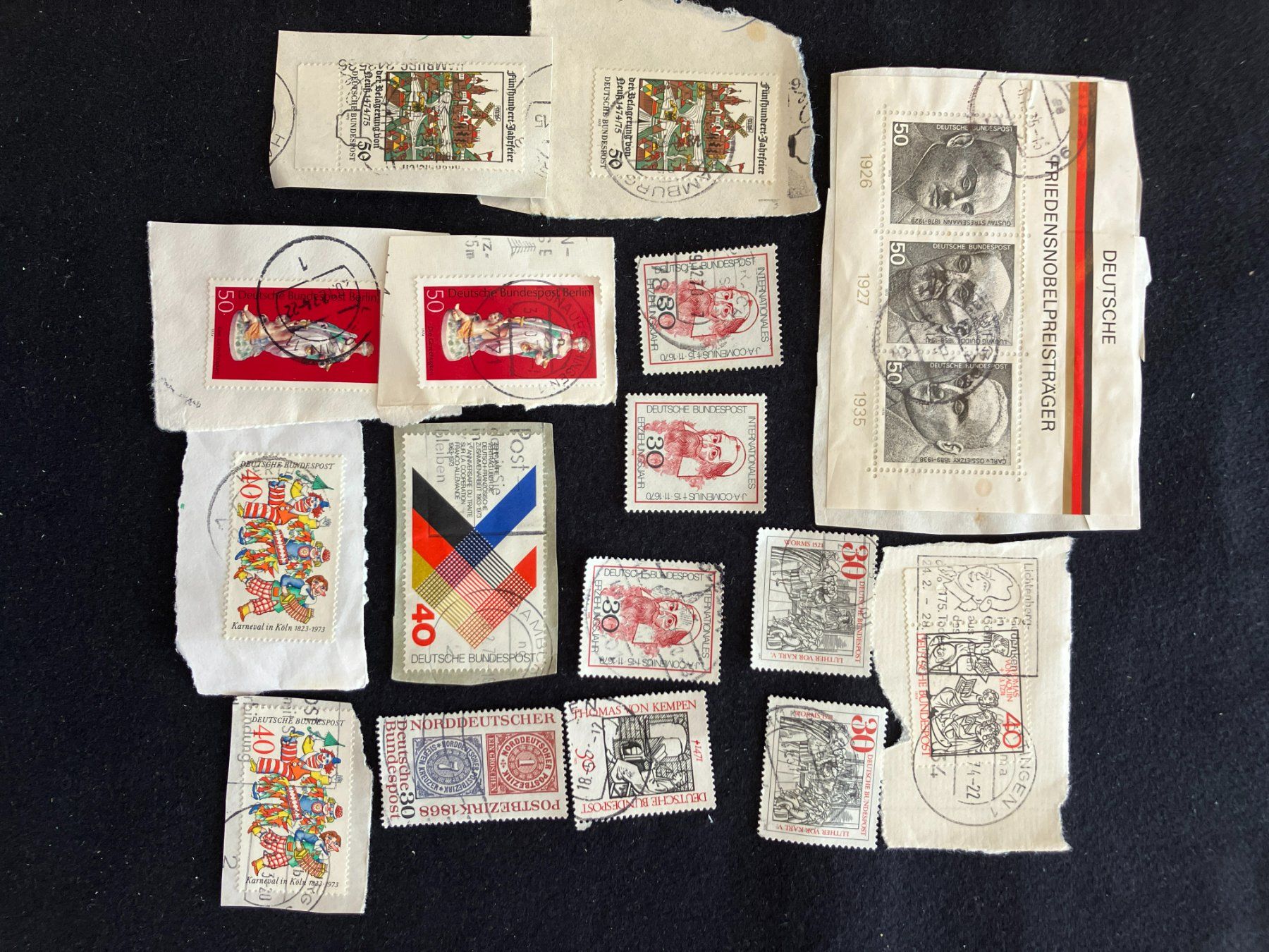Tous les timbres: Briefmarken Deutsche Post, diverse Sujets – D'occasion à Basel par djwwpp
