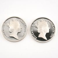 10 Dollars Australien Silber 2 Stück