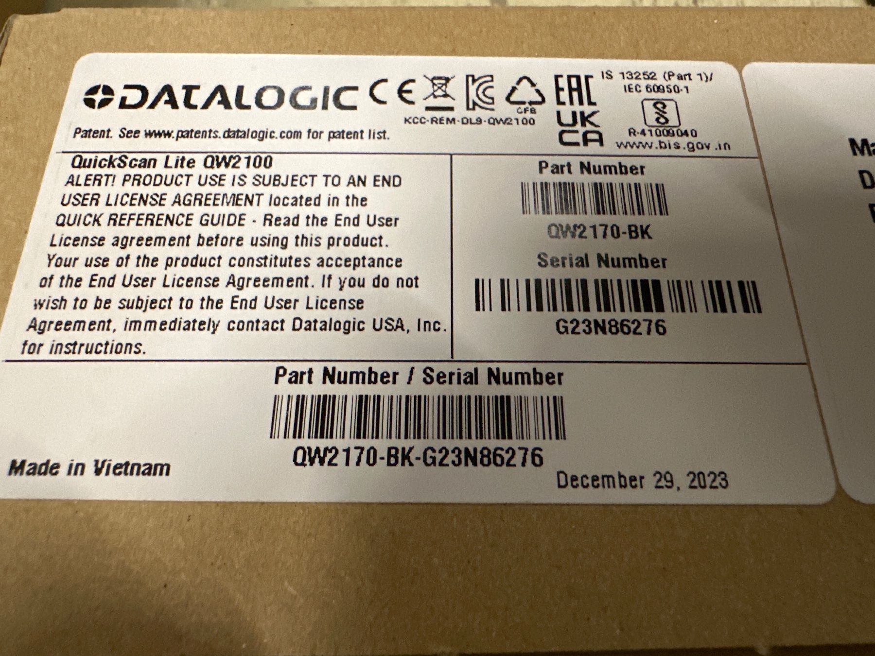 Scanner: neuer Datalogic Quickscan Lite QW2100 – Nuovo (secondo la descrizione) da Necker venduto da liq24 3