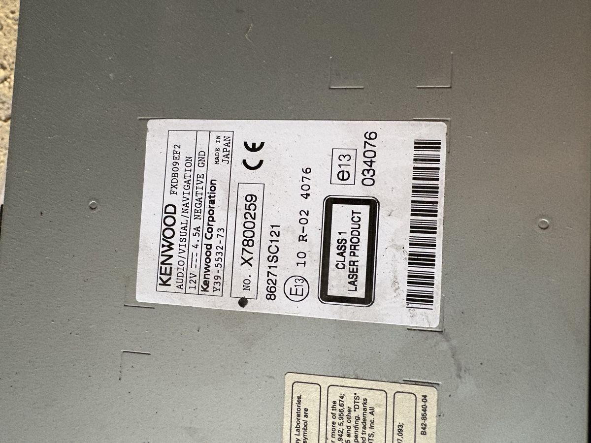 Subaru Tutti pezzi di ricambio auto: Radio Subaru – Usato da Lajoux JU venduto da EmGo32 1