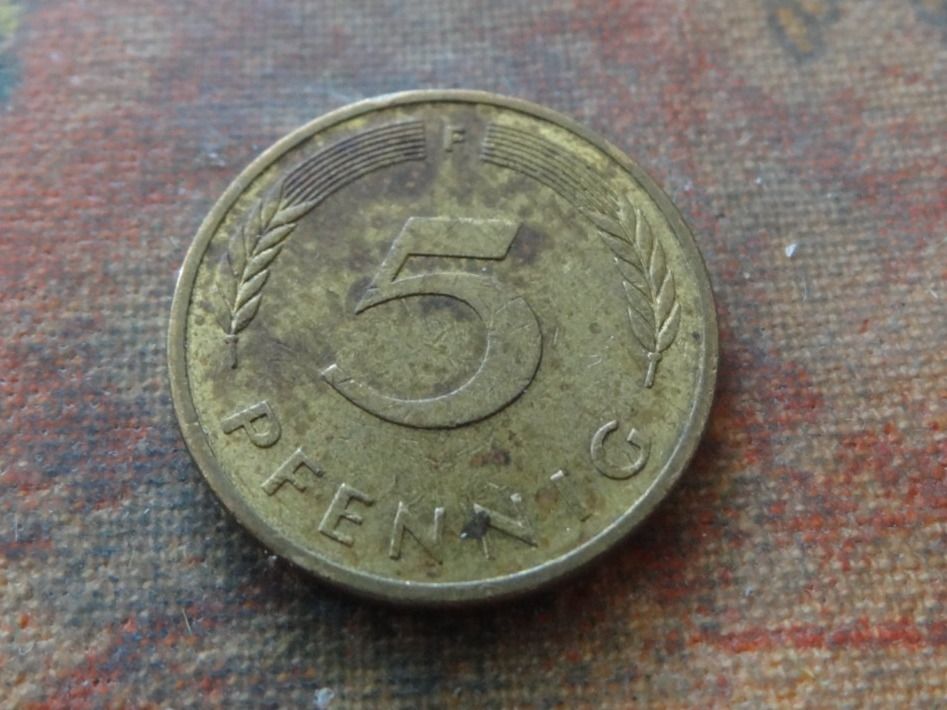 Tutti le monete: DEUTSCHLAND 5 Pfennig 1979 – Usato da Romanel-sur-Lausanne venduto da Swift13 1