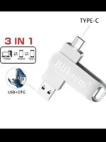 Clé USB triple Type A + Type C + micro / 64gb