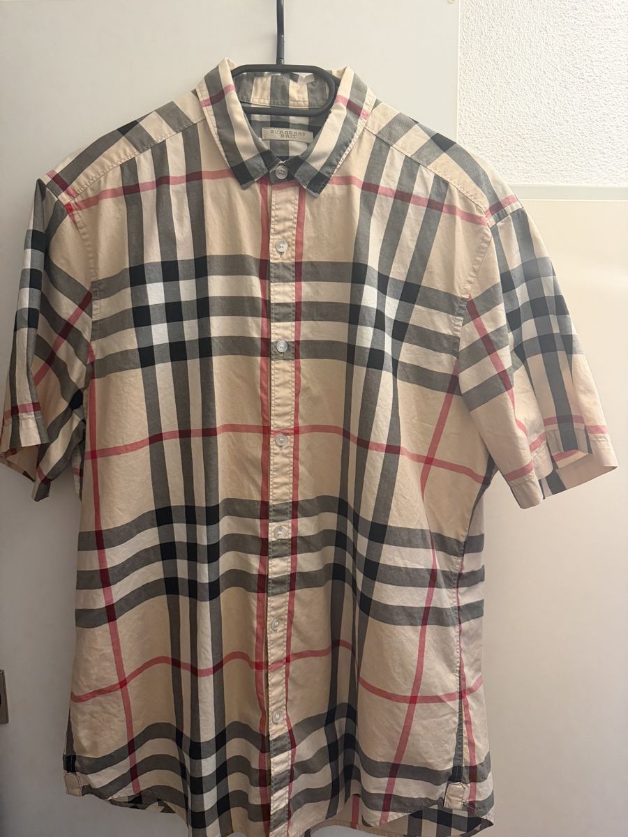 Burberry Camicie: Burberry Hemd Kurzarm Nova Check XL Original – Usato da Kreuzlingen venduto da immerfairmoney