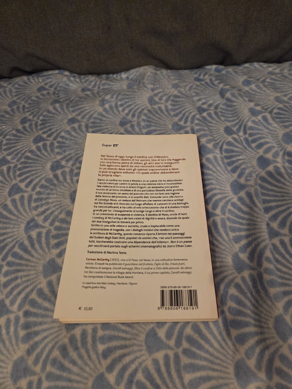 Libri: Cormac McCarthy - Non è un paese per vecchi – Usato da Nyon venduto da direwolf97 1