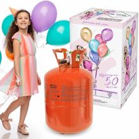 Helium Gas Ballongas für 50 Luftballons - ohne Luftballons