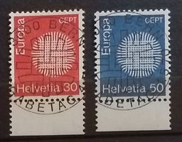 ET) 481-482, Europamarken ET Vollstempel Kt. 22.-