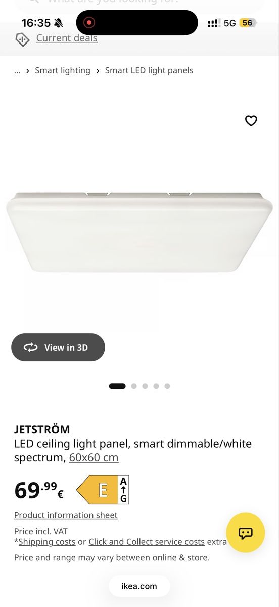 Ikea Lustres & lampes de plafonds: Deckenlampe Ikea  – D'occasion à Zürich par ele_x6kv