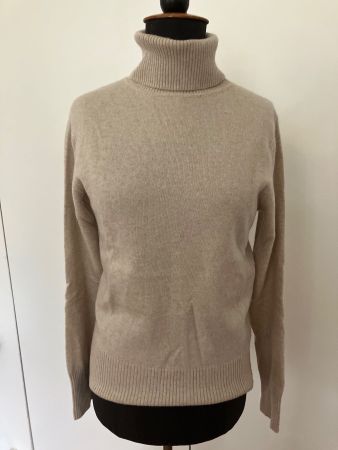Essentiel Rollkragenpullover Kaschmir beige Grösse S