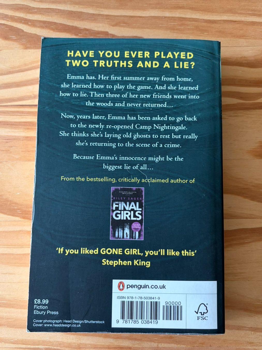 Libri: Last Time I Lied - Riley Sager – Usato da Schlieren venduto da con_hdp9 1