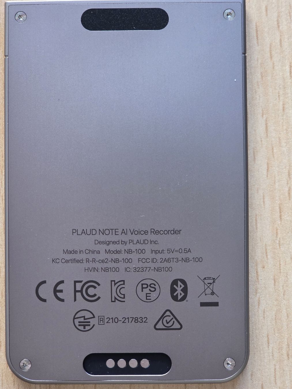 Registratori: PLAUD Note mit Garantie – Nuovo (secondo la descrizione) da Pregassona venduto da Lancer74 4