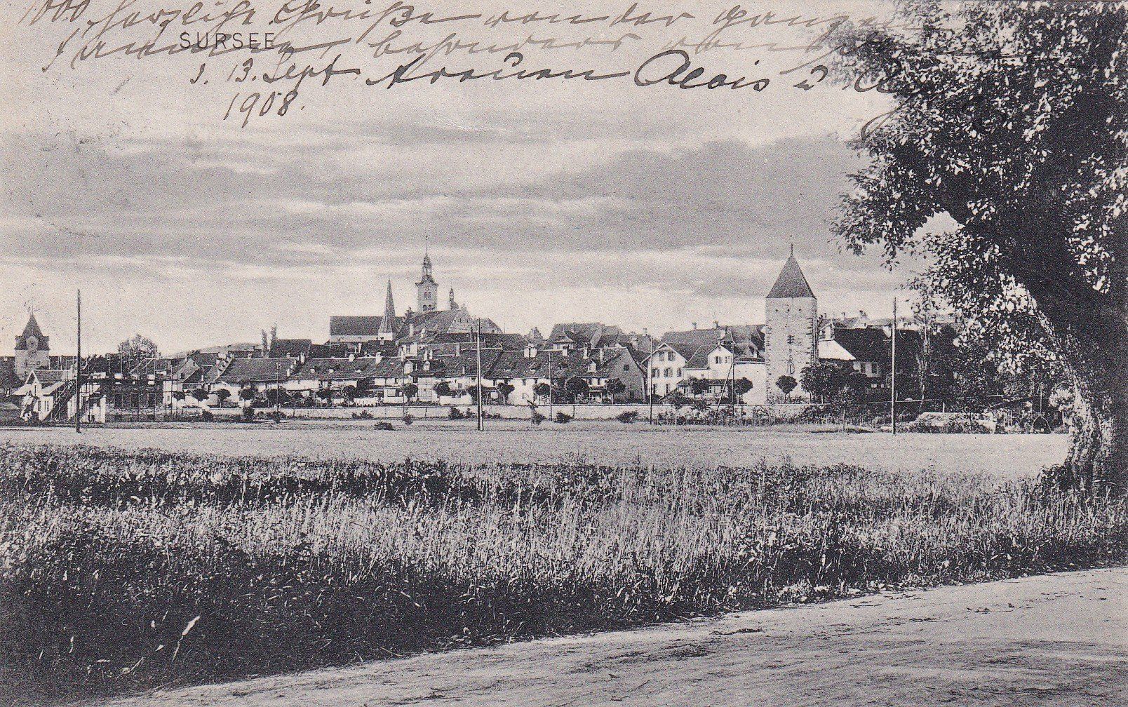 Cartes postales: Sursee 1908 – D'occasion à Cormoret par Pascalll2001