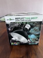 Reptil Zoo Reflektierende Deep Dome Lampen-Halterung NEU