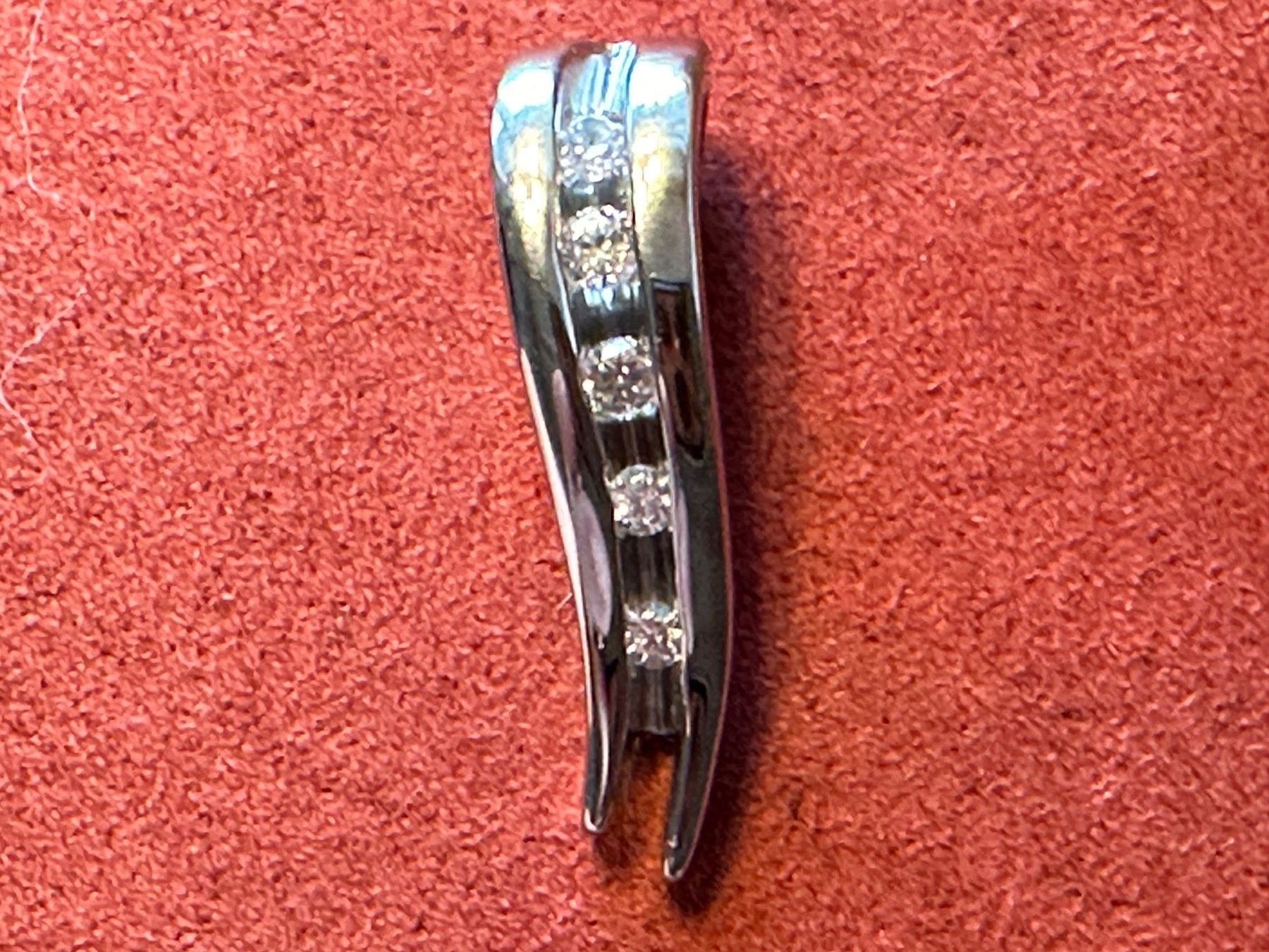 Ciondoli: 925 Silber Anhänger mit Strass – Usato da Herbriggen venduto da Sehrazade 2