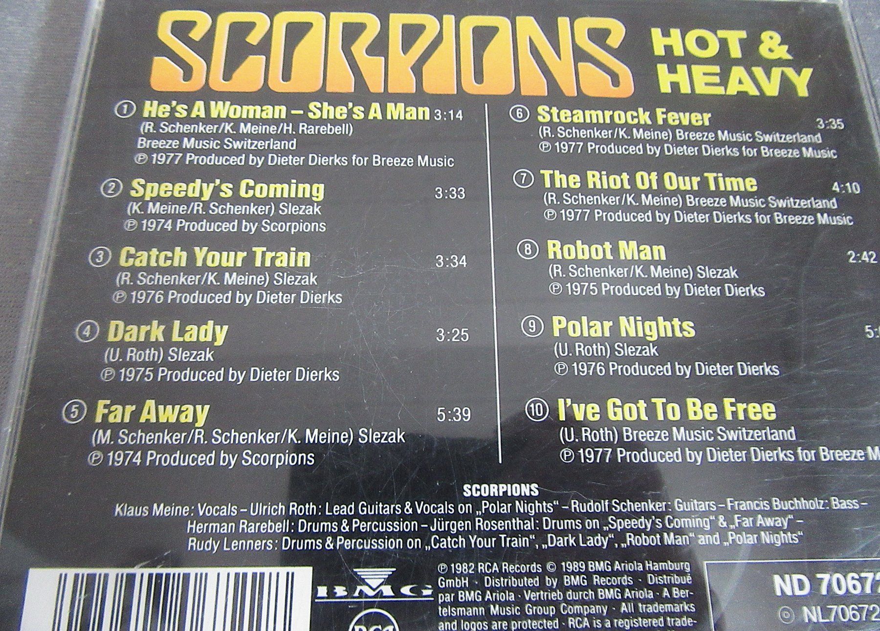 CDs: CD - Scorpions - Hot & Heavy – D'occasion à Auenstein par Padabimbim 2