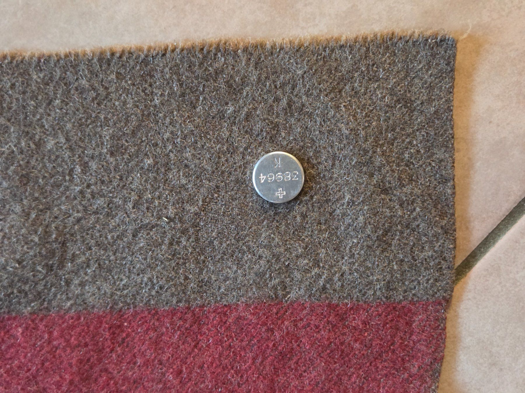 Schweizer Armee Coperte: Couverture 100 % originale armée suisse 1940 – Usato da Choëx venduto da Solmo51 1