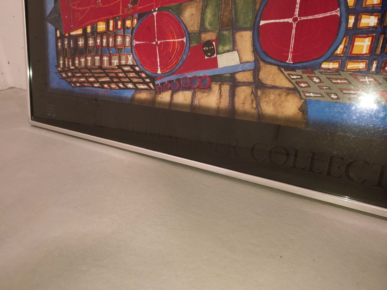 Foto & Immagini: Hundertwasser Kunstdruck "Träumender Lastwagenfahrer" – Usato da Altdorf UR venduto da Futuradesign 4