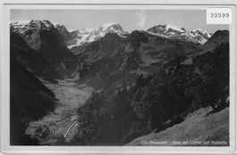 Braunwald - Blick auf Linthal und