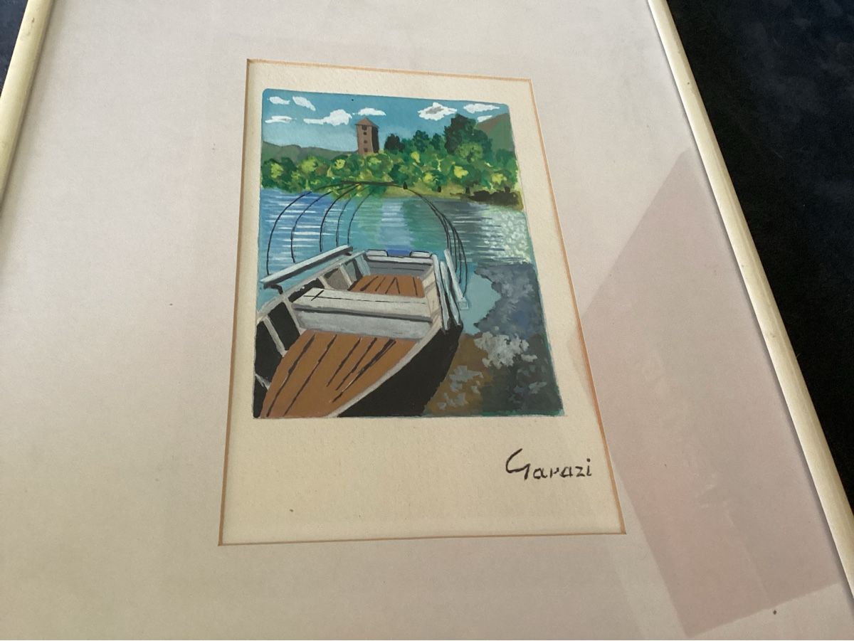 Dipinti: Öl oder Acryl Bild, Riva Piana Minusio Tessin,signiert – Usato da Minusio venduto da scotch111 1