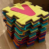 25 ABC Fußboden Puzzle Matten, EVA-Schaumstoff