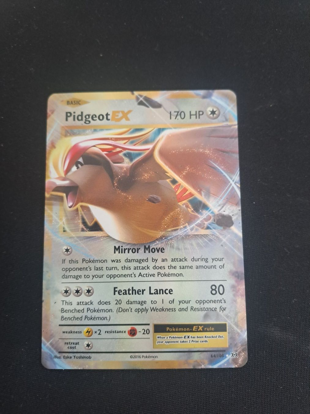 Pokémon Carte collezionabili: Pokemon - pidgeot EX evolutions - En – Usato da Losone venduto da wow_5w2t