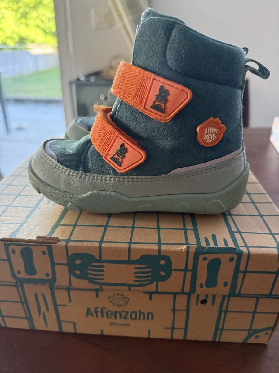 Affenzahn Scarpe per ragazzi: Affenzahn - Kid's Mid Boot Chamude Comfy -Winterschuhe Gr.24 – Usato da Kreuzlingen venduto da hae23 3