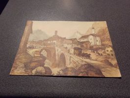 Briefmarken Hospenthal mit Gotthardpost