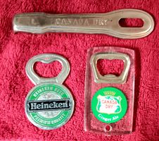 3 Flaschenöffner / Canada Dry / Bier Brauerei Heineken