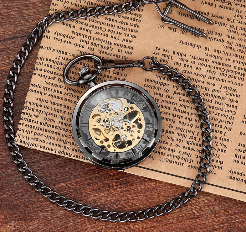 Uhren: Steampunk Taschenuhr - Montre de Poche Steampunk – Neu und originalverpackt aus Lausanne von WATCH-WORLD 1