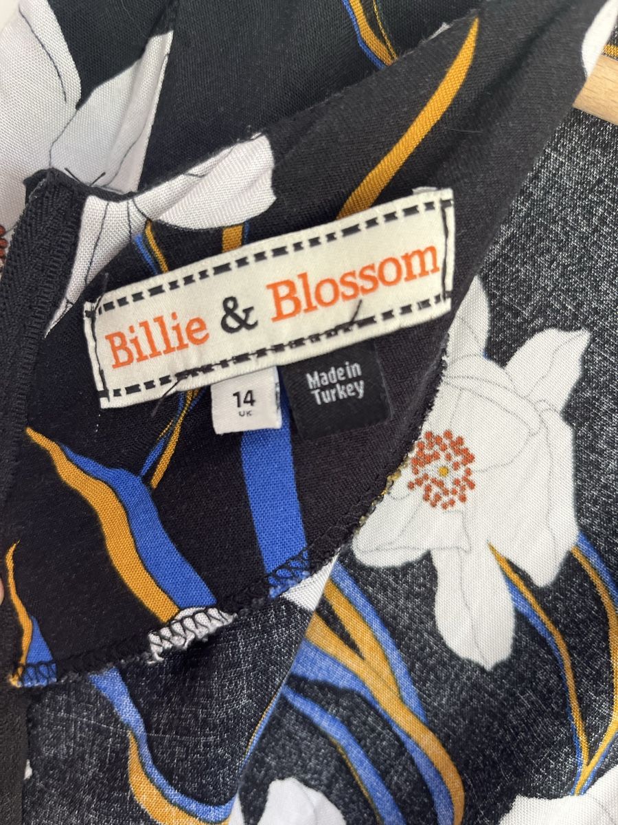 Dorothy Perkins Vestiti: Sommerkleid schwarz mit Blume 42 – Usato da Adligenswil venduto da Farfallla 2