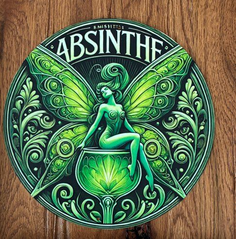 Insegne: Absinthe / Schönes Blechschild / 20 CM / neu!! – Nuovo e nell'imballaggio originale da Bremgarten AG venduto da Eurotiz