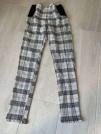 Pantalon à carreaux noir & blanc  Zebra  Taille L