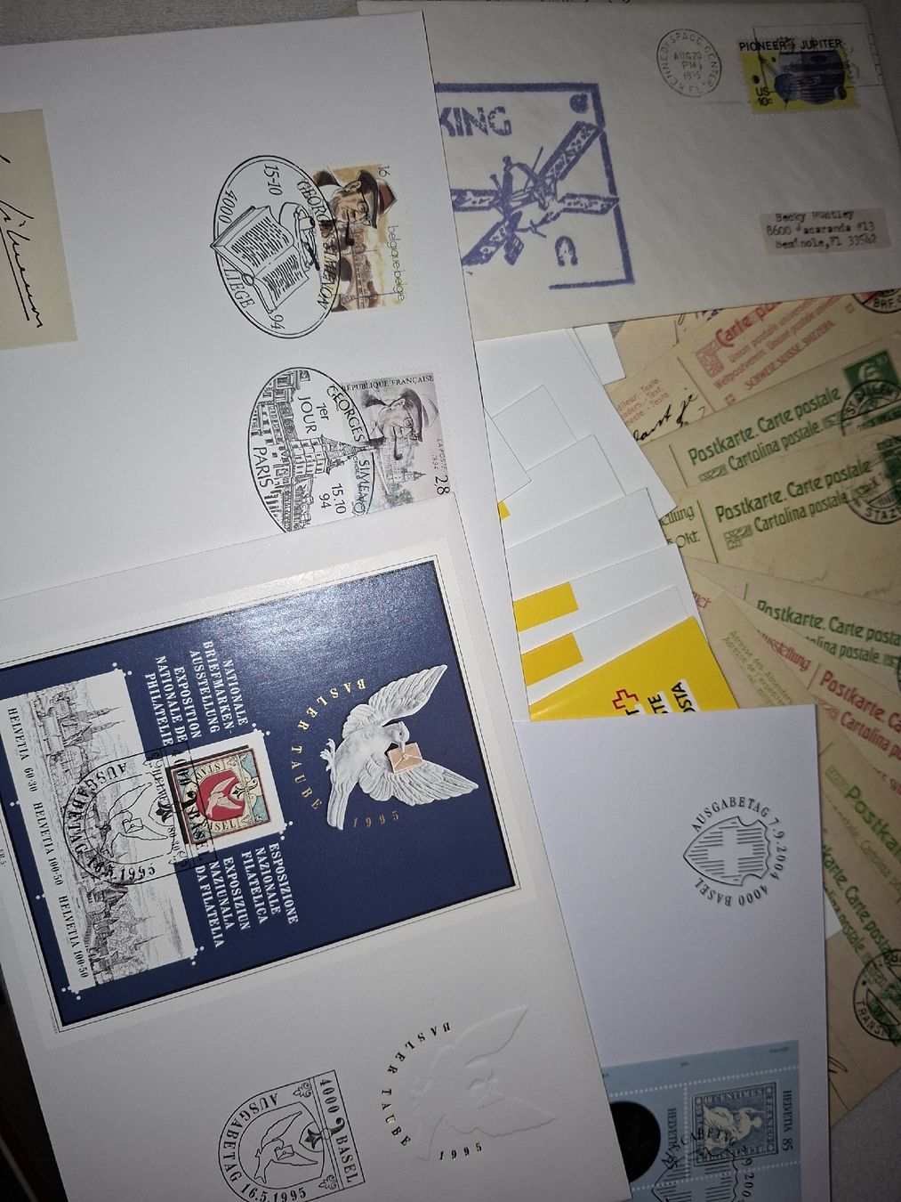 Tous les timbres: Schachtel Briefe / FDC / eca  – D'occasion à Balgach par SIMEON27 6