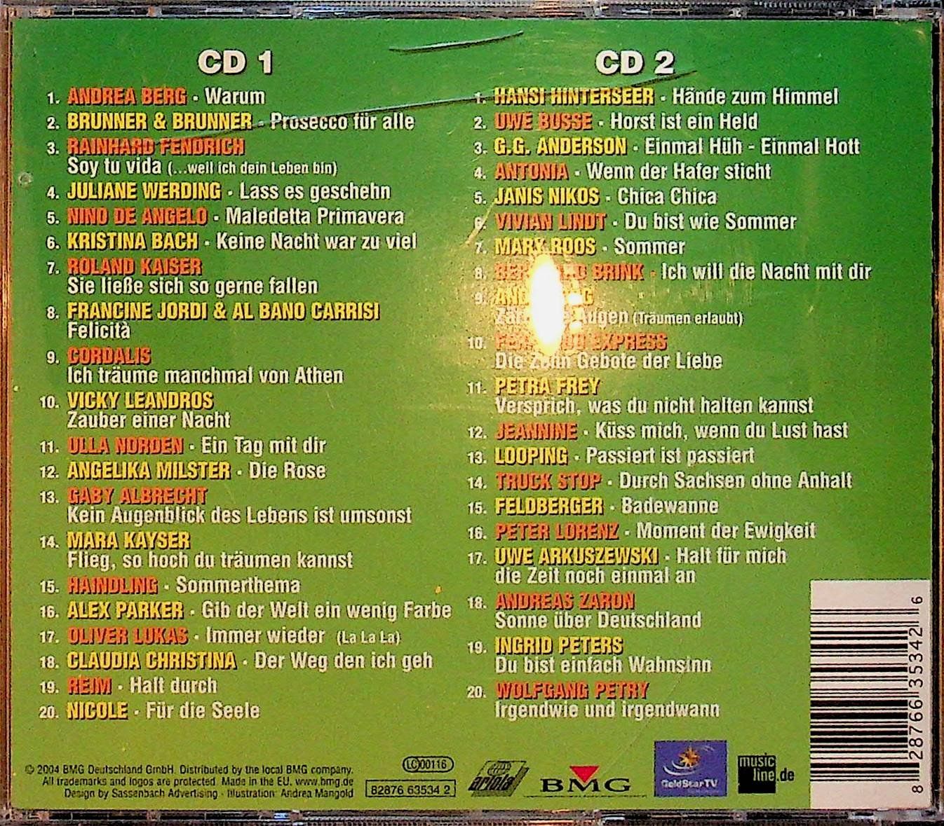 CD: Doppel-CD  Bääärenstark Balu's Schlagerhitparde 2004 – Usato da Reitnau venduto da Zaomir 1