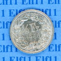 CHF___0.50 1963 vz Abart? (auffälliger Rand) 50 Rappen