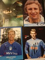 Bundesliga - 4 signierte Autogrammkarten - Set B3