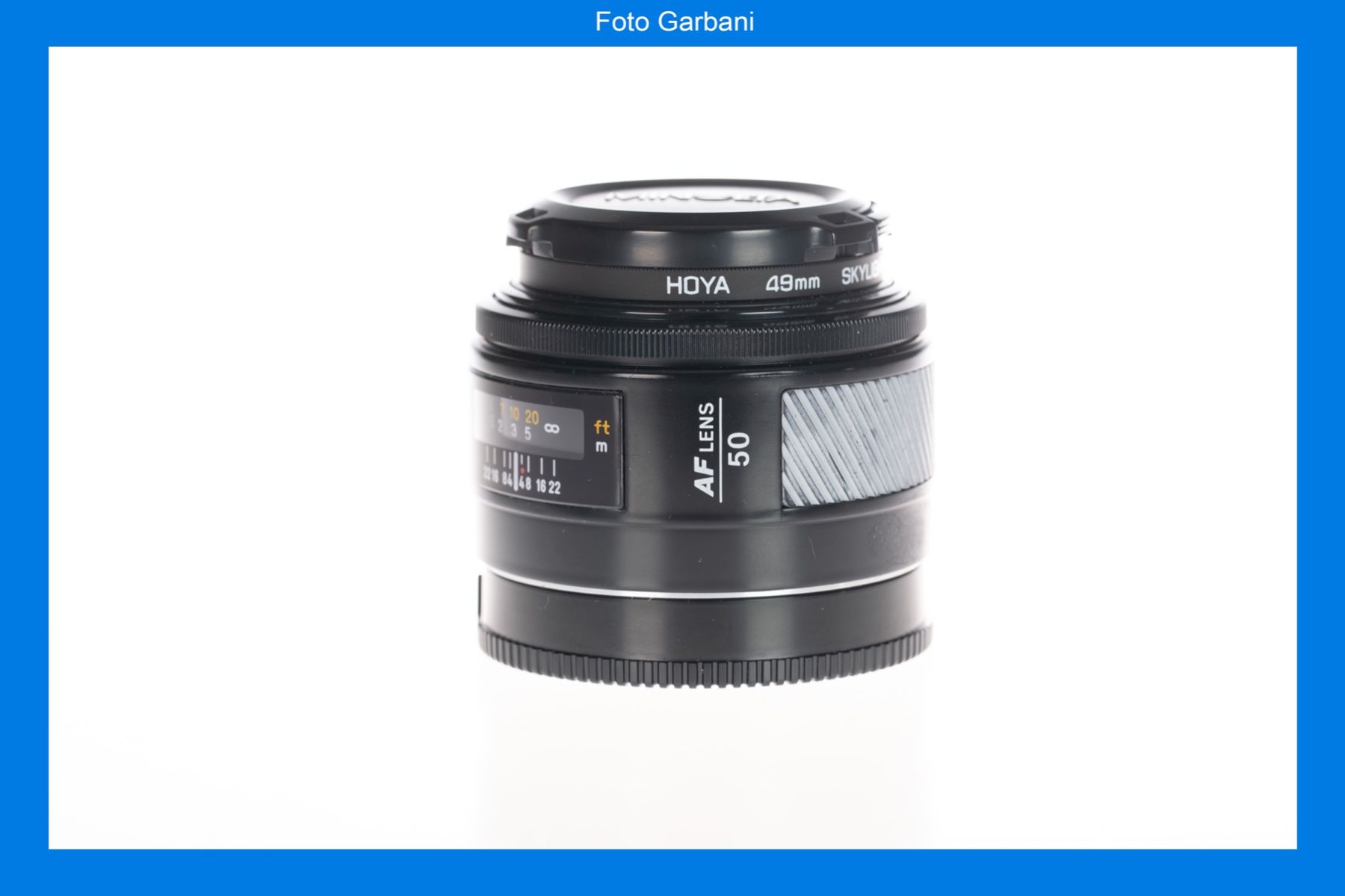 Minolta Obiettivi: Minolta AF 50  1:1.7 (22) – Usato da Muralto venduto da FotoGarbani