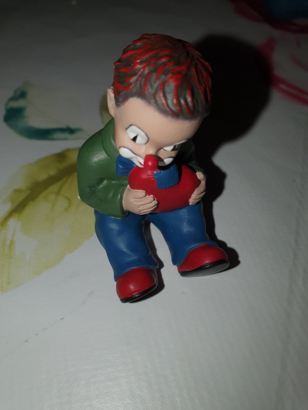 Figuren: Gilde Clowns mit Herz und Paket mit original Karton – Gebraucht aus Klingnau von Fee1960 1