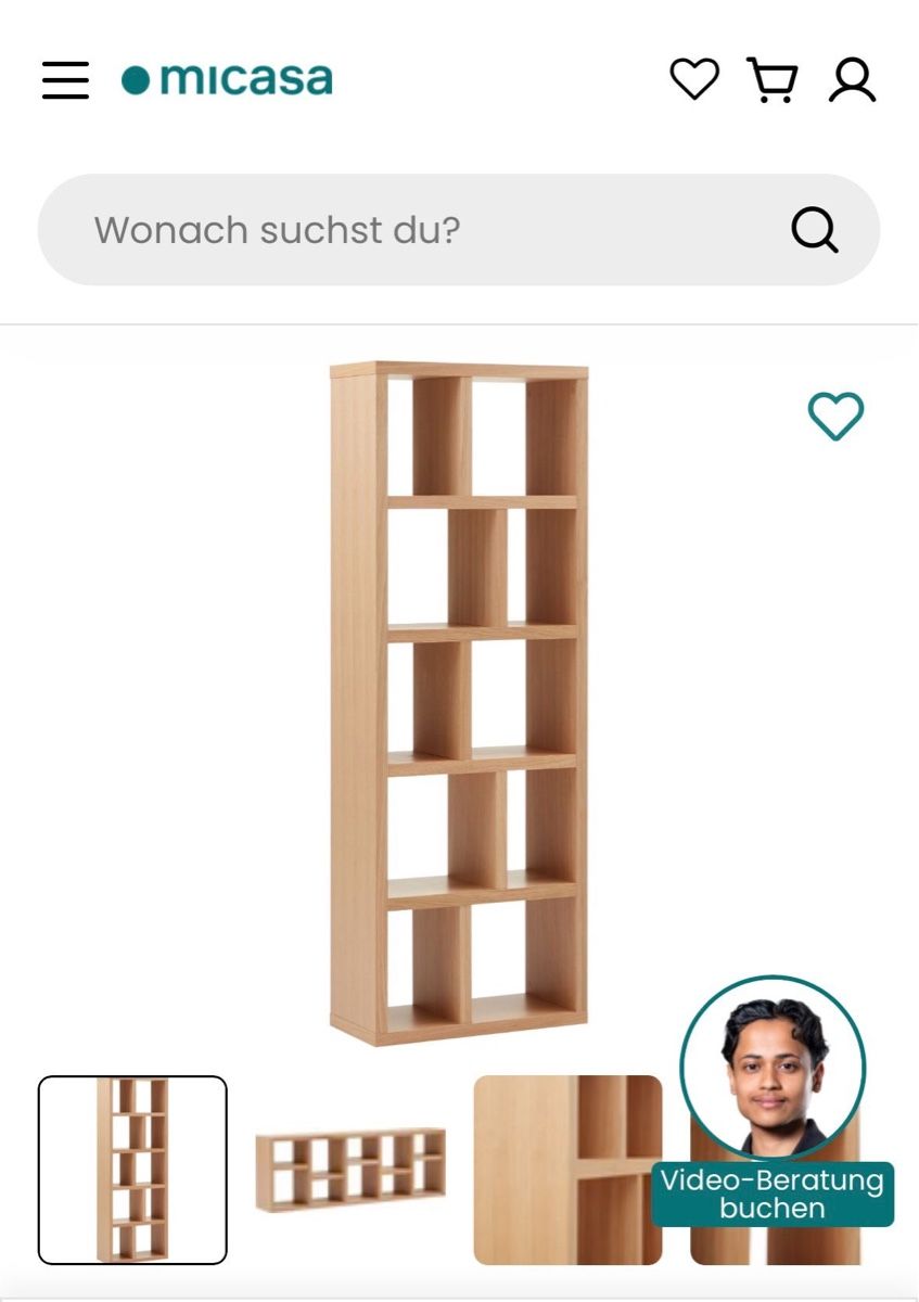 Micasa Regale: INDUS Regal von Micasa inkl. Boxen – Gebraucht aus Herzogenbuchsee von Anna007 1