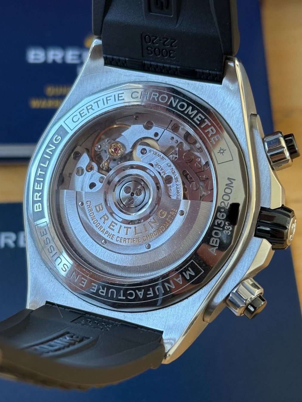 Breitling Orologi: BREITLING Super Chronomat B01 44 Fullset – Usato da Birsfelden venduto da Mynos 4