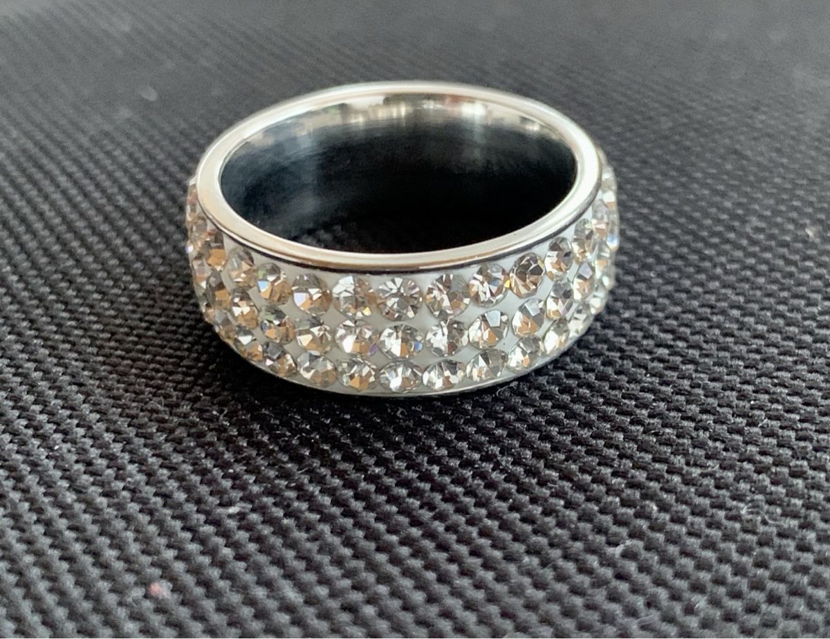 Anelli: Sparkling Crystal Ring - Size 60 – Nuovo e nell'imballaggio originale da Herisau venduto da Ciaoschein 1