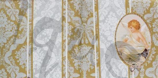 Servietten: Serviette engel (h19) 2Stk. – Neu (gemäss Beschreibung) aus Schlatt TG von kreativ-atelier