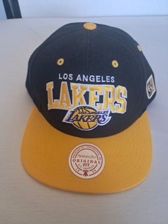 Casquette Los Angeles Lakers Mitchell & Ness noir/jaune t...