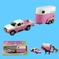 Pferdetransport mit Mitsubishi Pickup