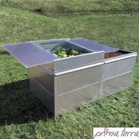 Hochbeet aus verzinktem Metall | 198x98x78 cm | SONDERPREIS