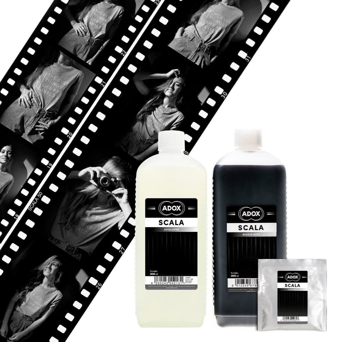 Labor & Dunkelkammer: ADOX Scala Kit zur S/W Diaentwicklung – Neu und originalverpackt aus Halden von TopFoto