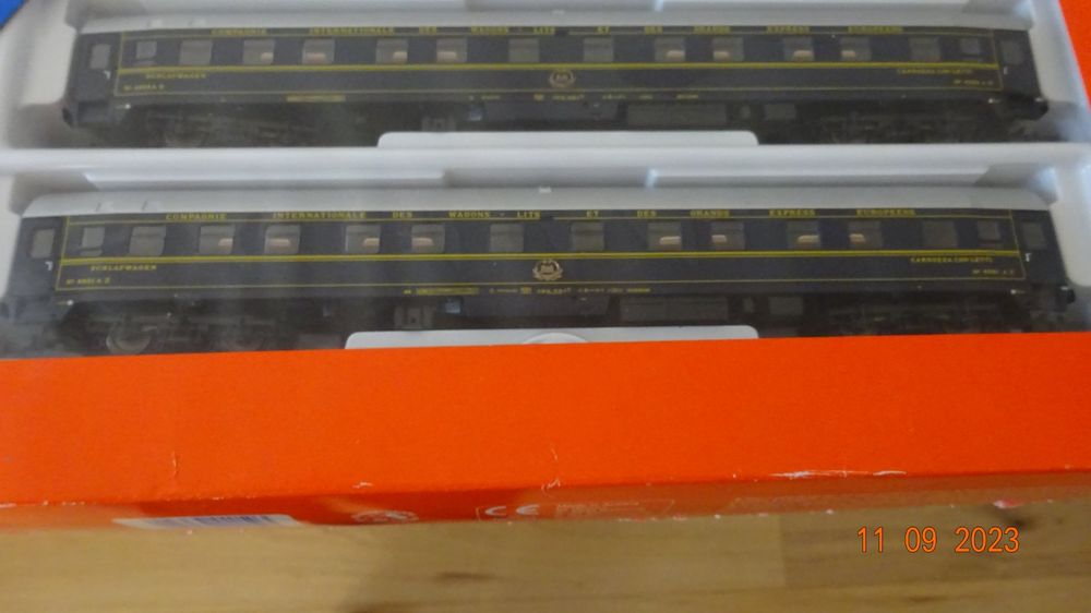 Lot 4 Wagons Voyageurs NS Lima HO – Réf 9303 – Échelle HO – Occasion