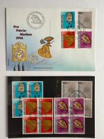 FDC Pro Patria Satzbrief + Passende 4er Blöcke 1994 ET