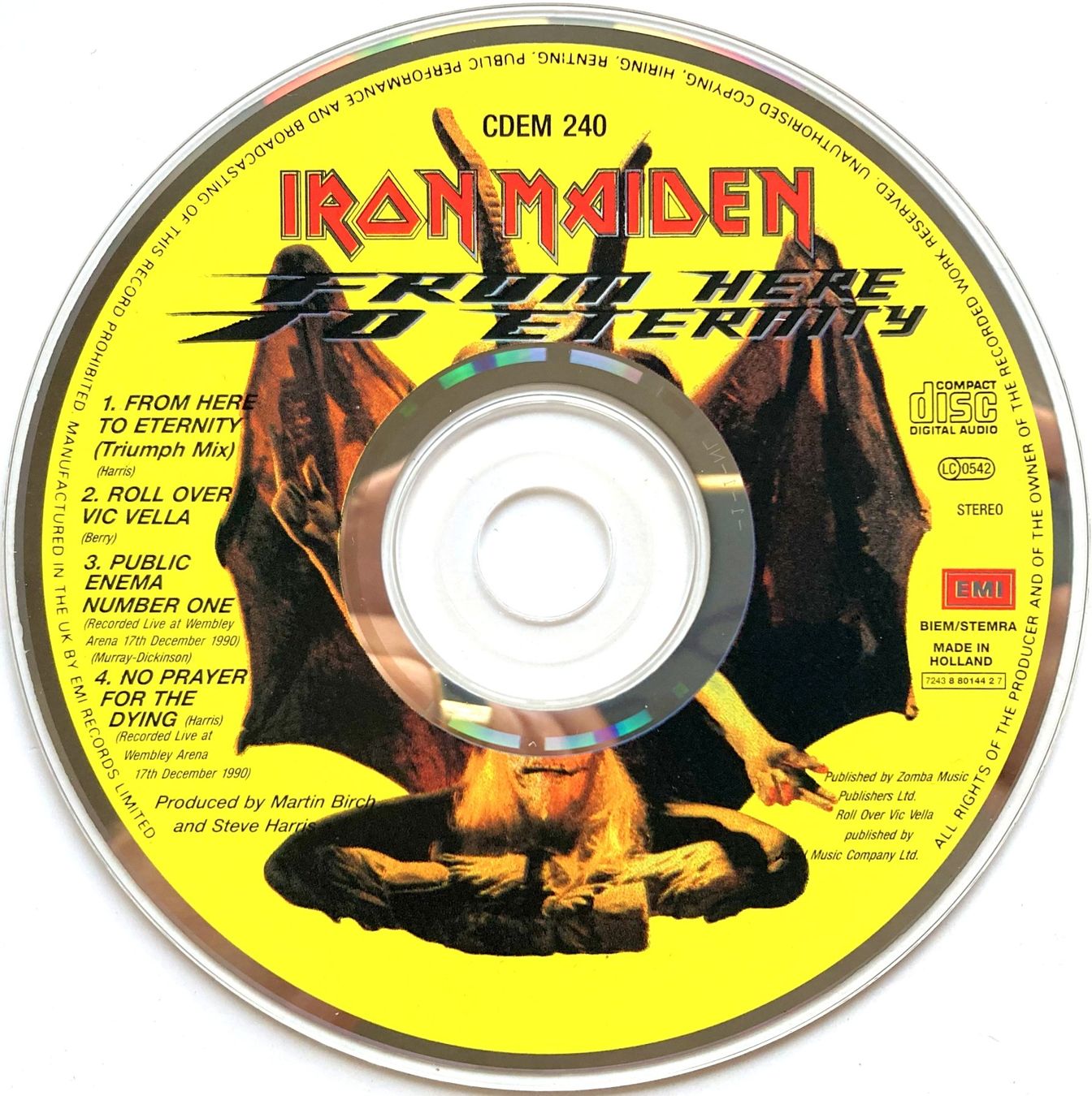 CD: IRON MAIDEN - FROM HERE TO ETERNITY – Usato da Bottens venduto da hotter-than-hell 2